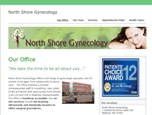 Tablet Screenshot of northshoregyn.com